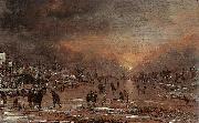 Sports on a Frozen River Aert van der Neer